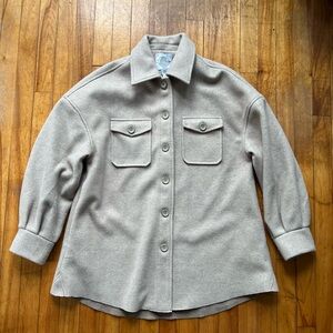 Urban Outfiters Women’s Oversized Shacket Oatmeal Size Medium